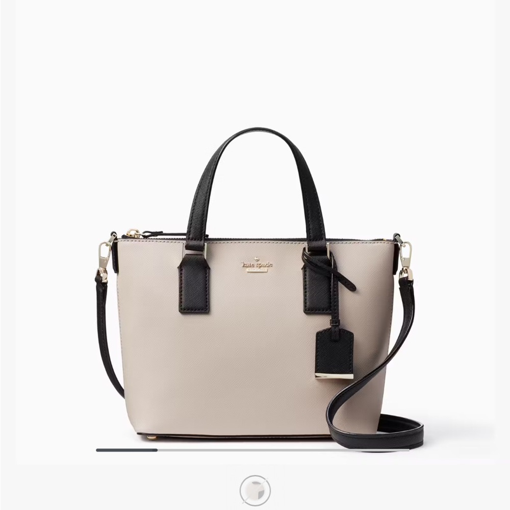 Kate Spade New York cream and black purse